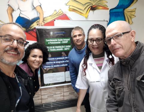 equipe do nupst no cai baixada