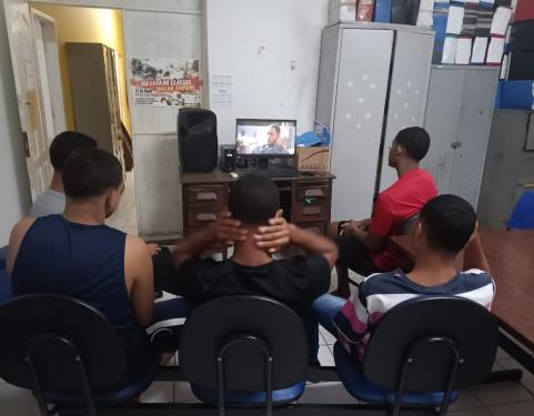 Atividade cultural e de lazer no Criaad Macaé