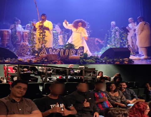 Socioeducandos do CRIAAD Campos assistem espetáculo musical 