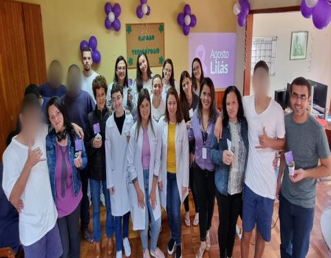 Agosto Lilás no Criaad Teresópolis