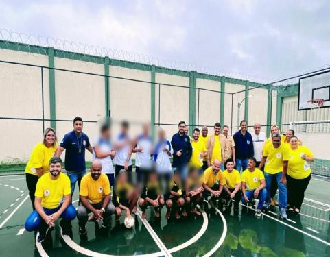Internação Provisória de Volta Redonda realiza campeonato de futebol 