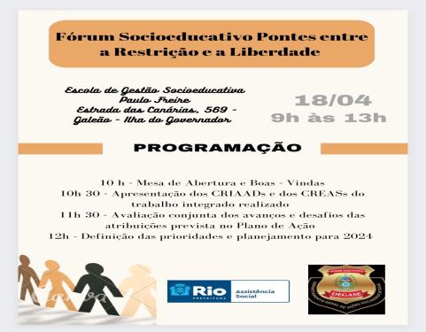 Atenção, Servidor: V Encontro do Fórum Socioeducativo Pontes entre a Restrição e a Liberdade