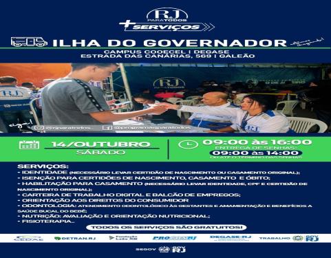 Degase e Secretaria de Governo do Estado realizam ação social com serviços gratuitos para a sociedade 