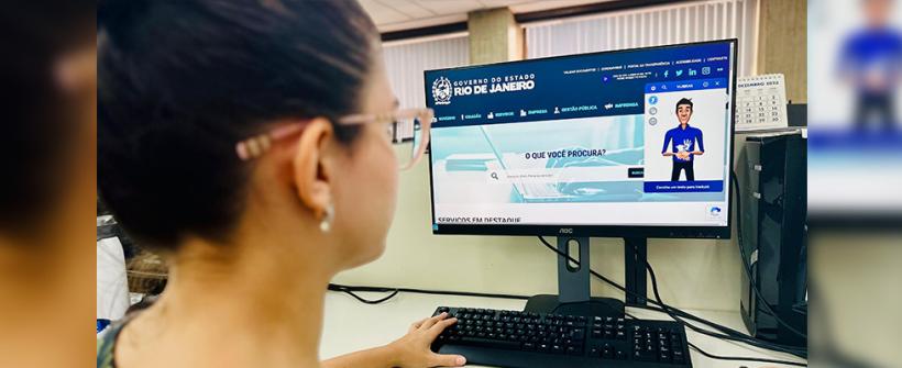 Portal do Governo do Rio mais acessível com conteúdo traduzido para Libras