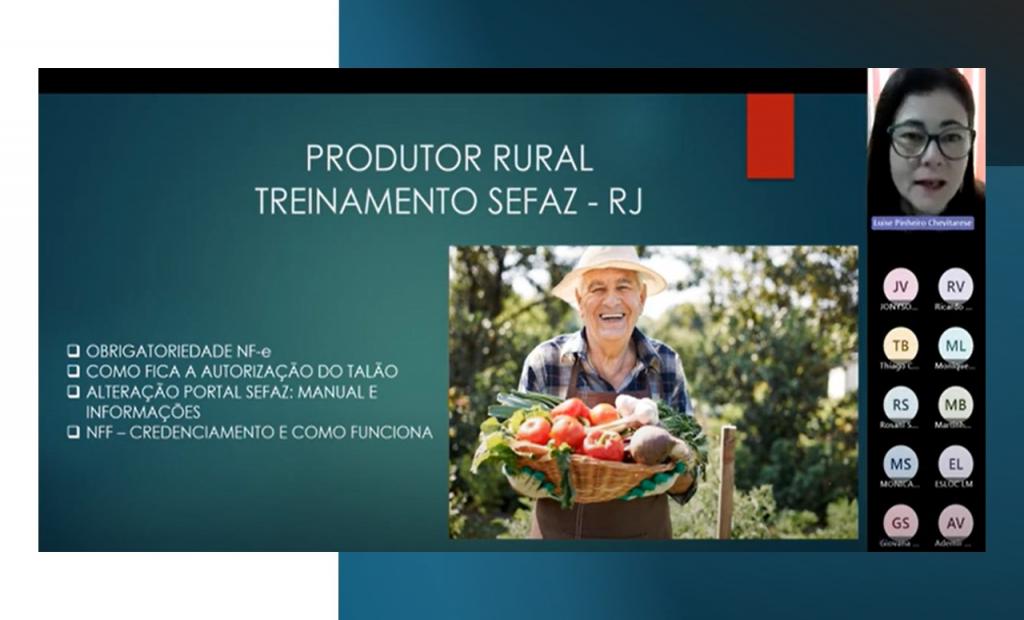 EMATER-RIO E SEFAZ/RJ realizam treinamento para esclarecimentos operacionais sobre o aplicativo NOTA FISCAL FÁCIL – NFF