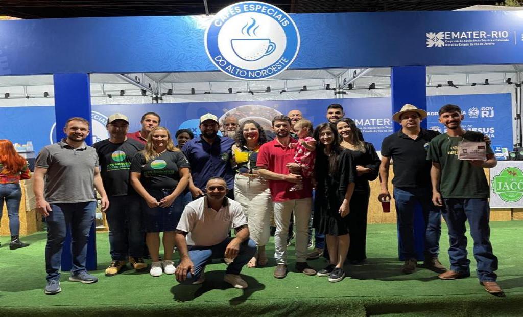 EMATER-RIO promove Exposição de Cafés Especiais do Alto Noroeste em festival de Bom Jesus do Itabapoana