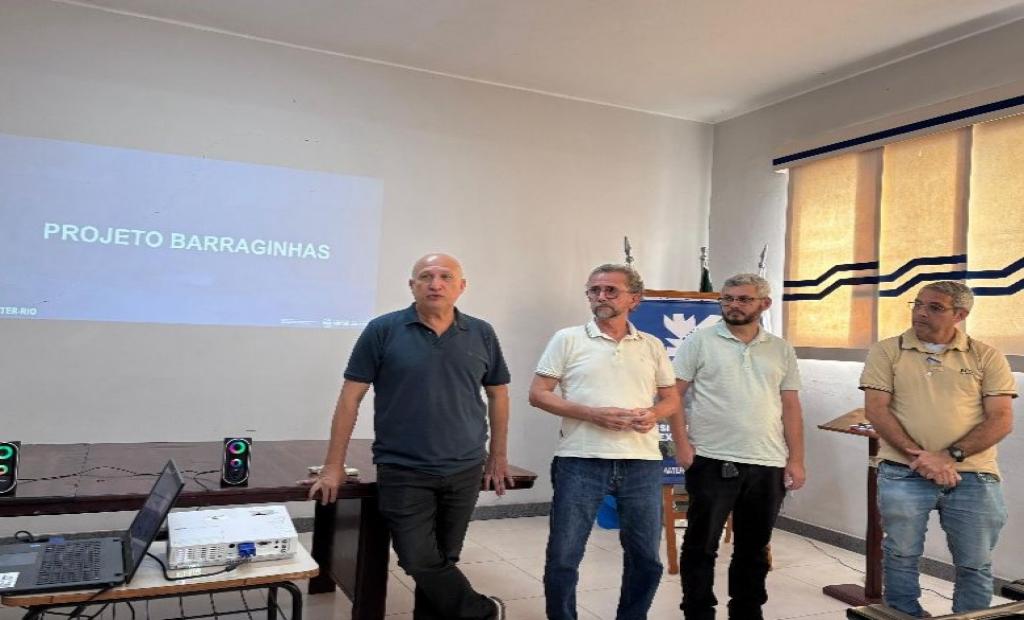Projeto Barraginhas avança com reunião técnica em Italva