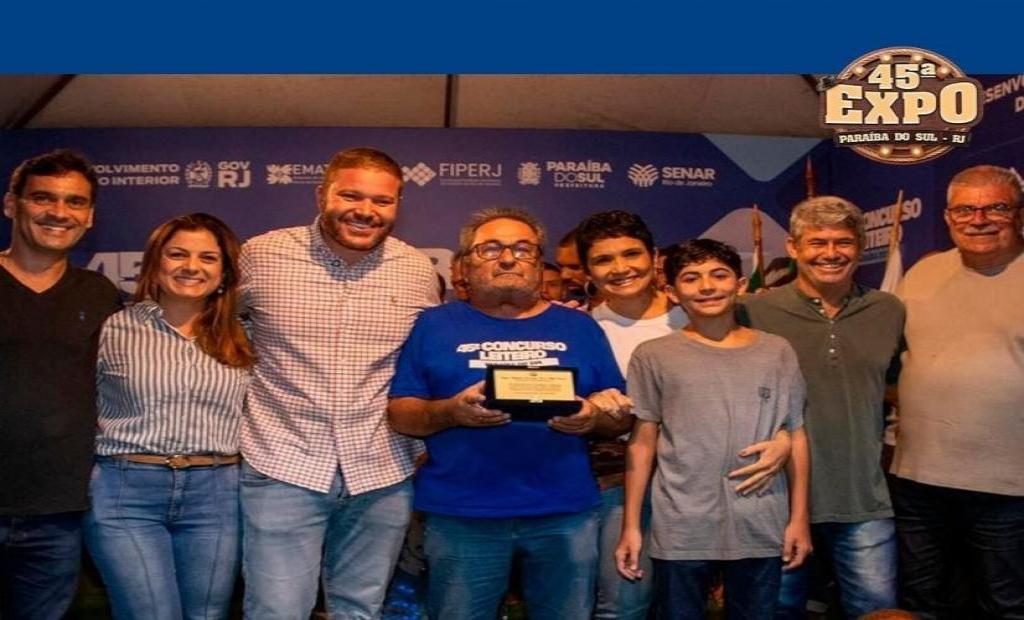 Homenagem a Geraldo Rivello marca a 45ª Exposição Agropecuária de Paraíba do Sul