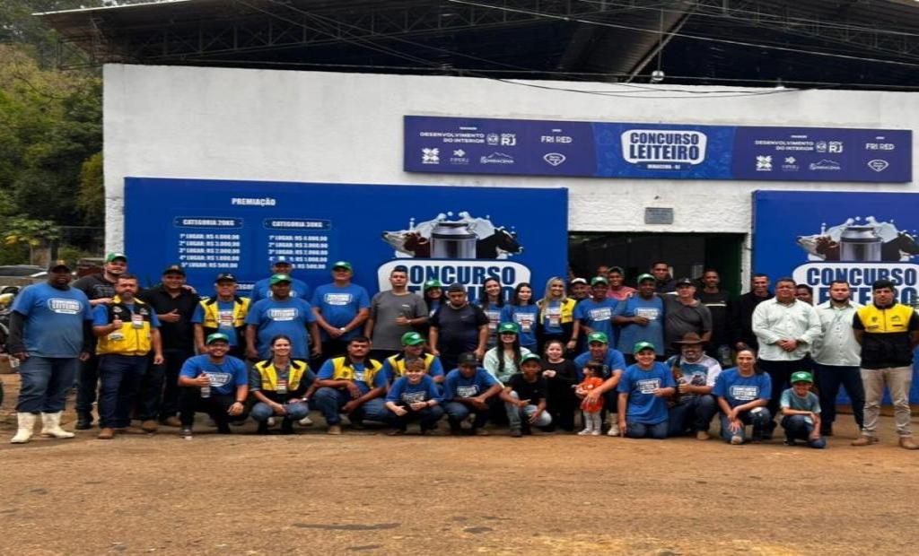 Concurso leiteiro movimenta a Expo Miracema e destaca desempenho de produtores da região