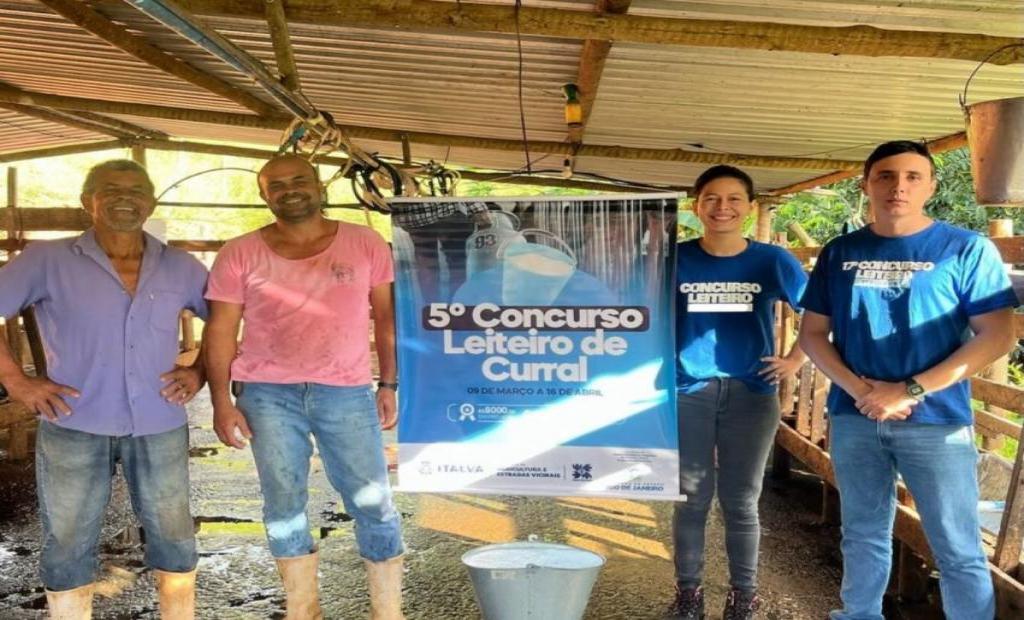 Concurso Leiteiro em Curral de Italva reúne produtores e premia destaques da atividade