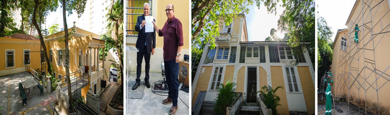 GOVERNO DO ESTADO INICIA OBRAS DE RESTAURO DO MUSEU ANTÔNIO PARREIRAS, NITERÓI