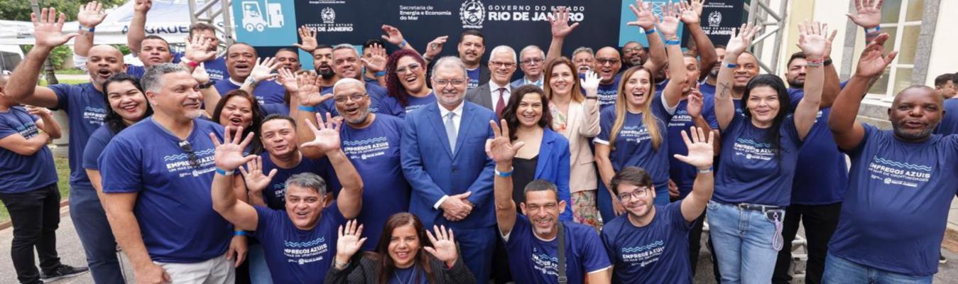 Secretaria de Estado de Energia e Economia do Mar certifica os primeiros alunos do programa Empregos Azuis  