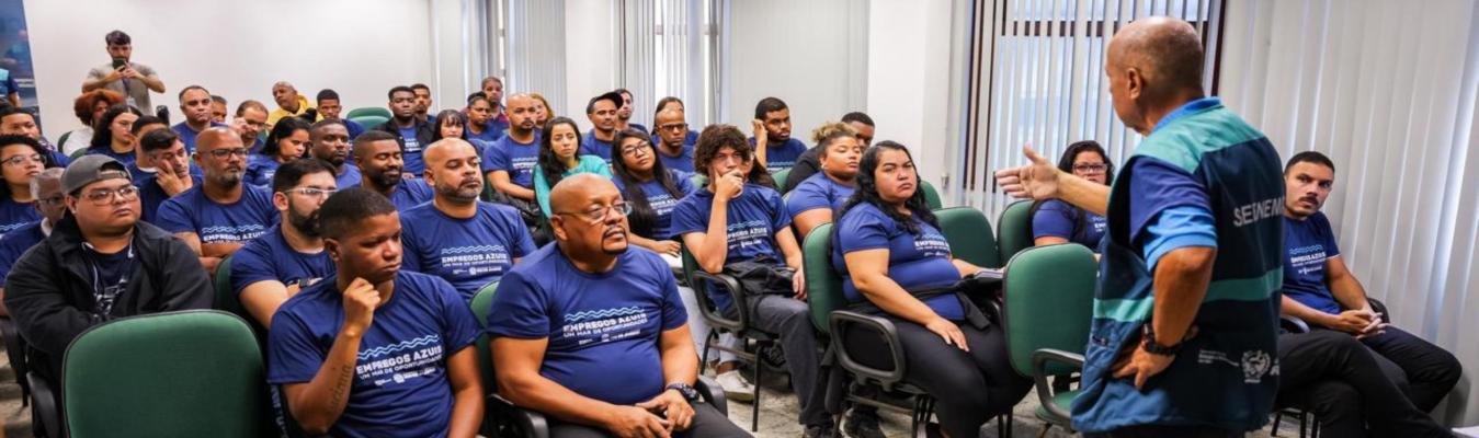 Secretaria de Estado de Energia e Economia do Mar inicia aulas do programa Empregos Azuis e aposta na qualificação para impulsionar a economia do mar