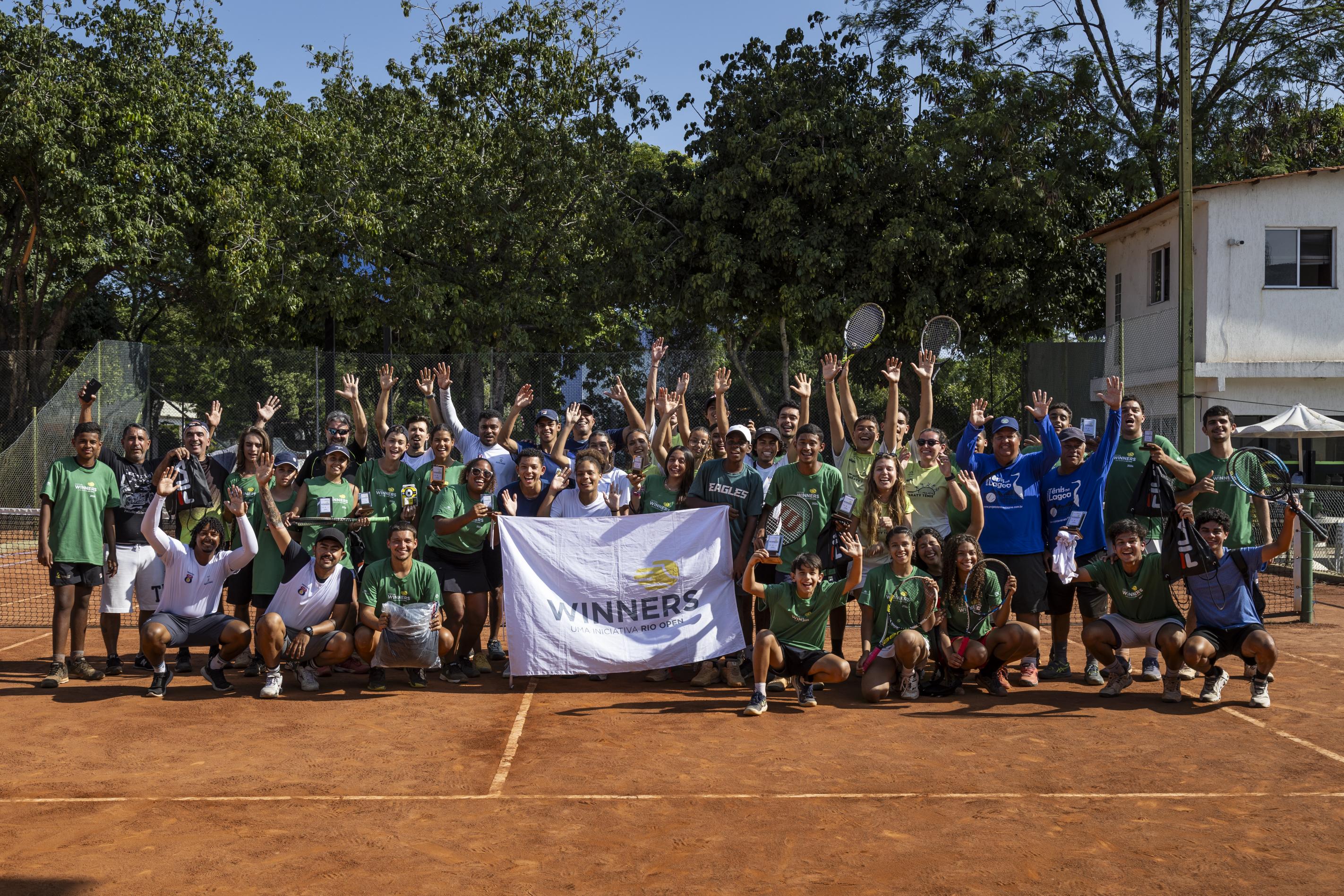 Em ação do Rio Open, Torneio Winners de projetos sociais de tênis marca semana especial do Dia das Crianças