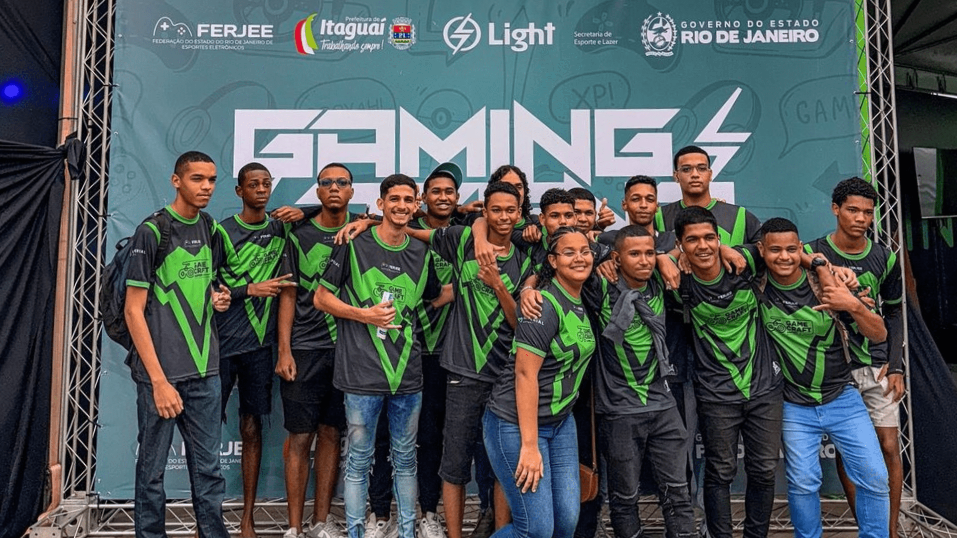 Com apoio do Governo do Rio, Gaming Arena Light é uma das atrações especiais na Expo Itaguaí