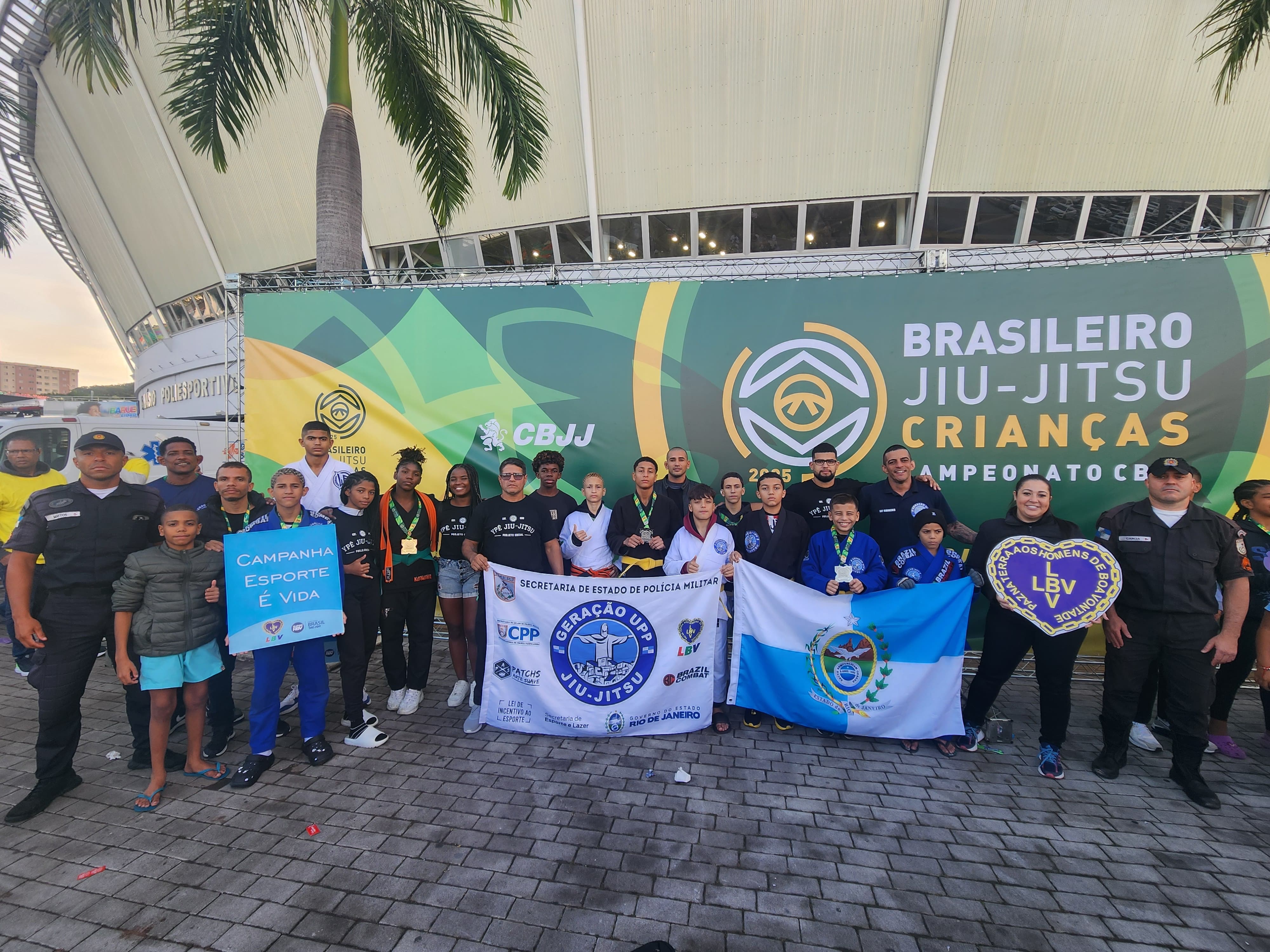 Com apoio do Governo do Estado, atletas da Geração UPP conquistam medalhas no Brasileiro de Jiu-Jítsu