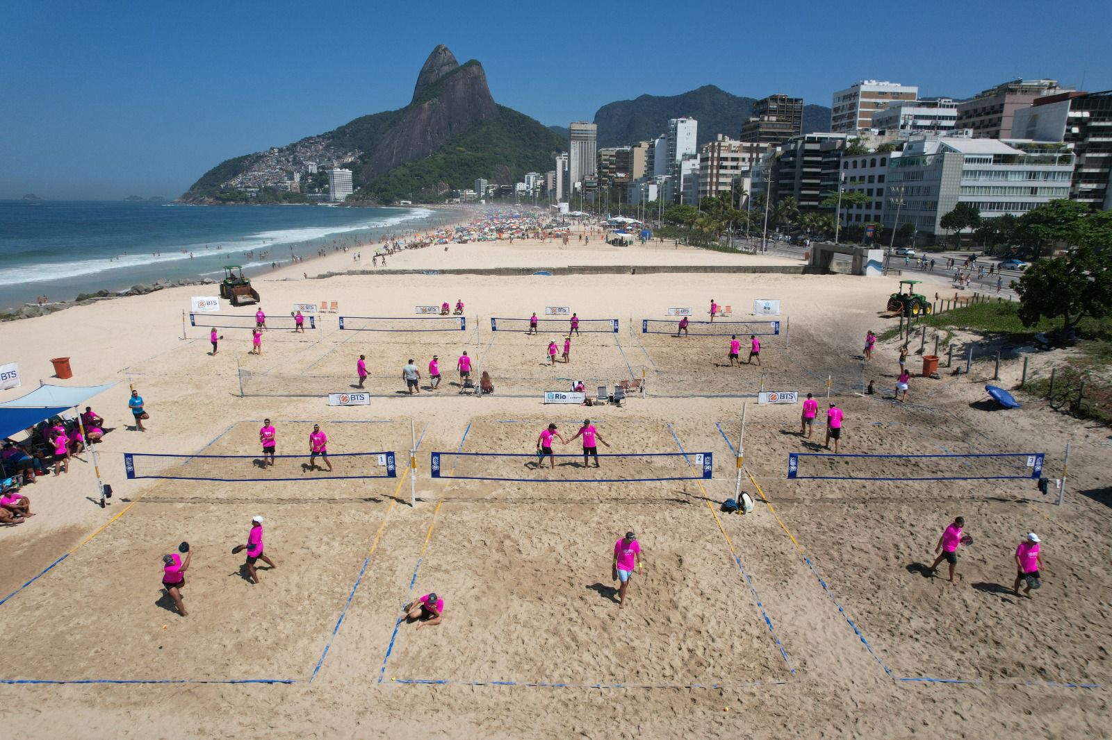 Praia de Ipanema será palco da 11ª Edição do Torneio BTS Beach Tennis neste sábado