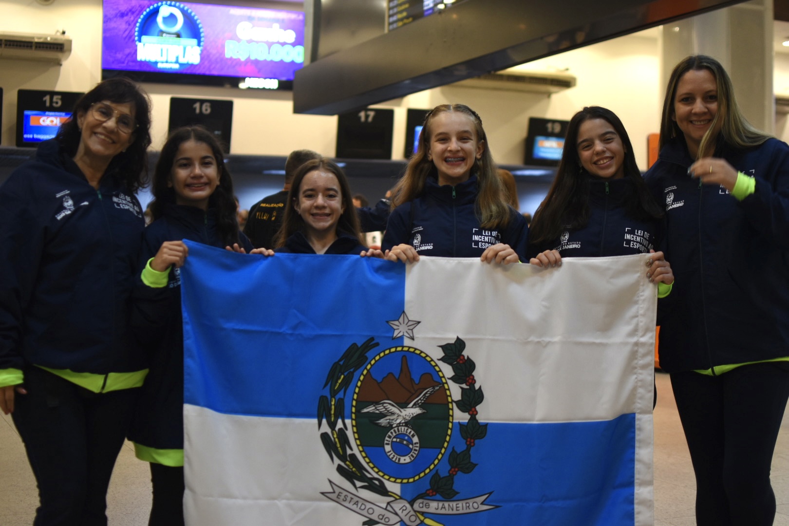 Delegação fluminense embarca para Brasília rumo à 3ª edição dos Jogos Escolares Brasileiros