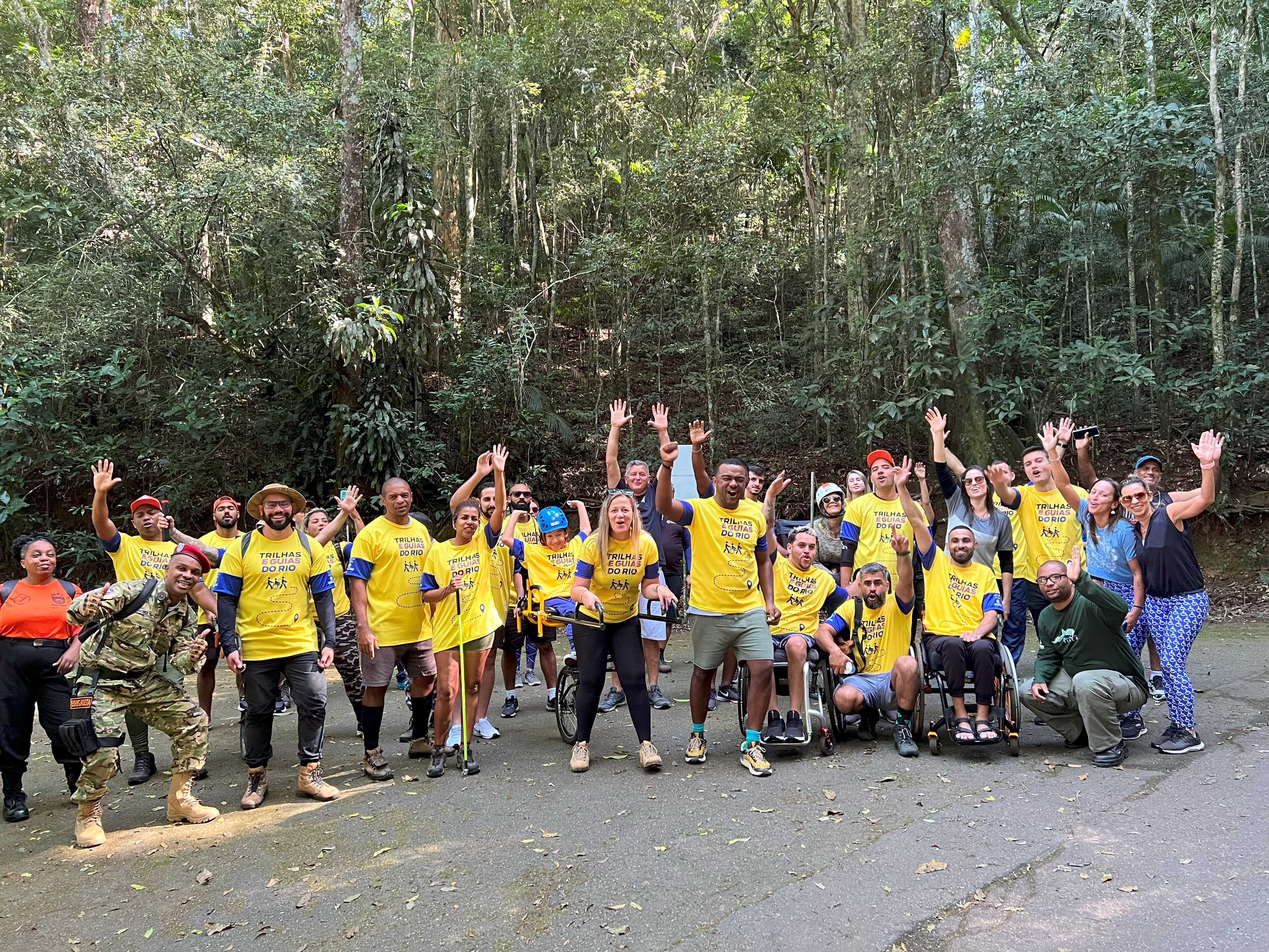 Trilhas e Guias do Rio de Janeiro: Projeto piloto levou 150 pessoas a trilha do Parque Nacional da Tijuca e comprovou na prática o sucesso da iniciativa do Governo do Rio
