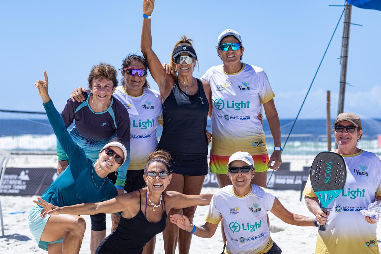 Com apoio do governo do Estado, Circuito Estadual de Beach Tennis movimenta praias de Copacabana e Ipanema 