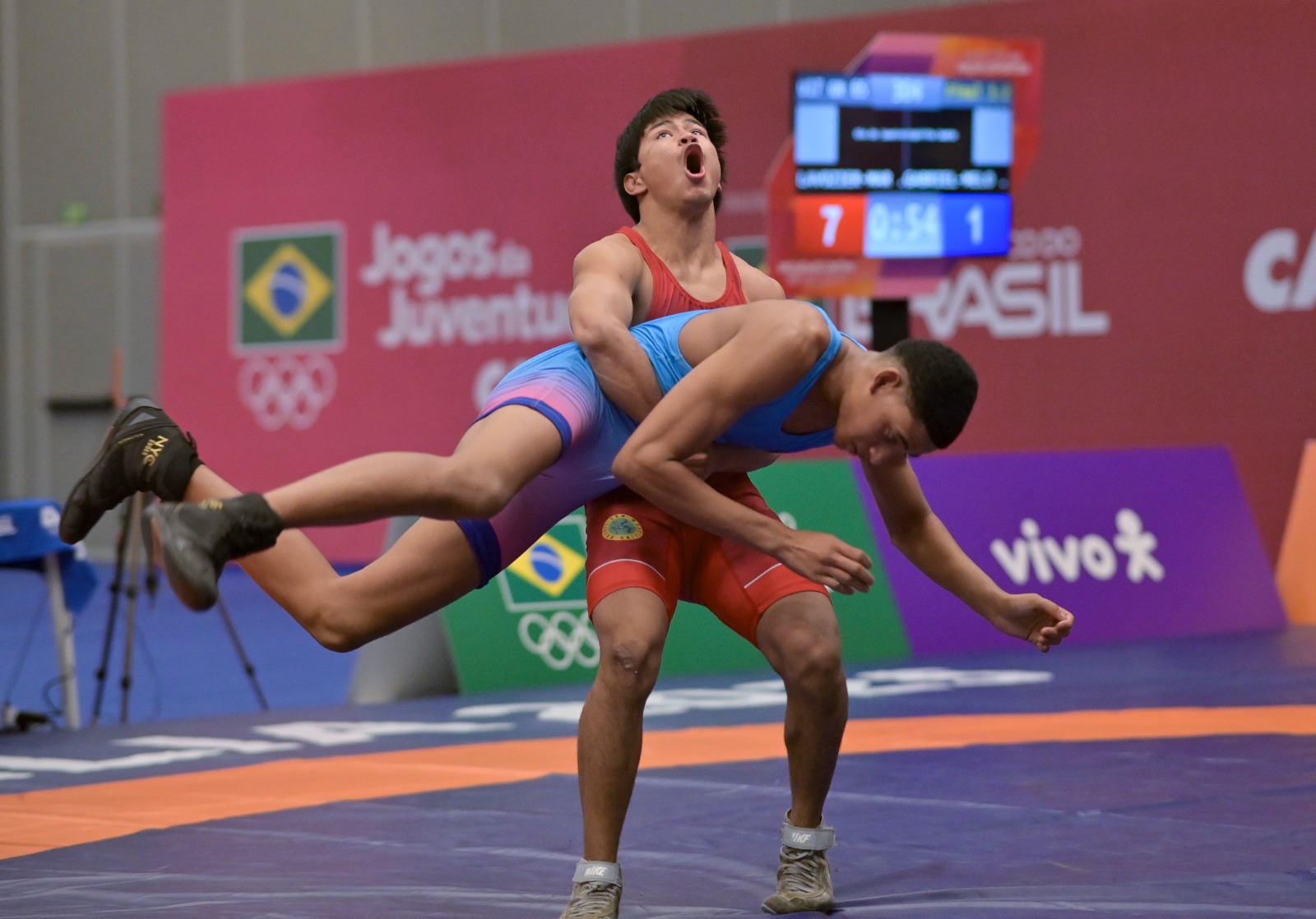 Rio de Janeiro faz história no wrestling nos Jogos da Juventude