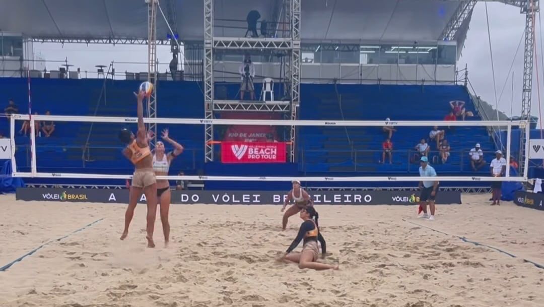 Com apoio do Governo do Estado, Copacabana recebe atletas do vôlei de praia em evento internacional com os melhores do mundo
