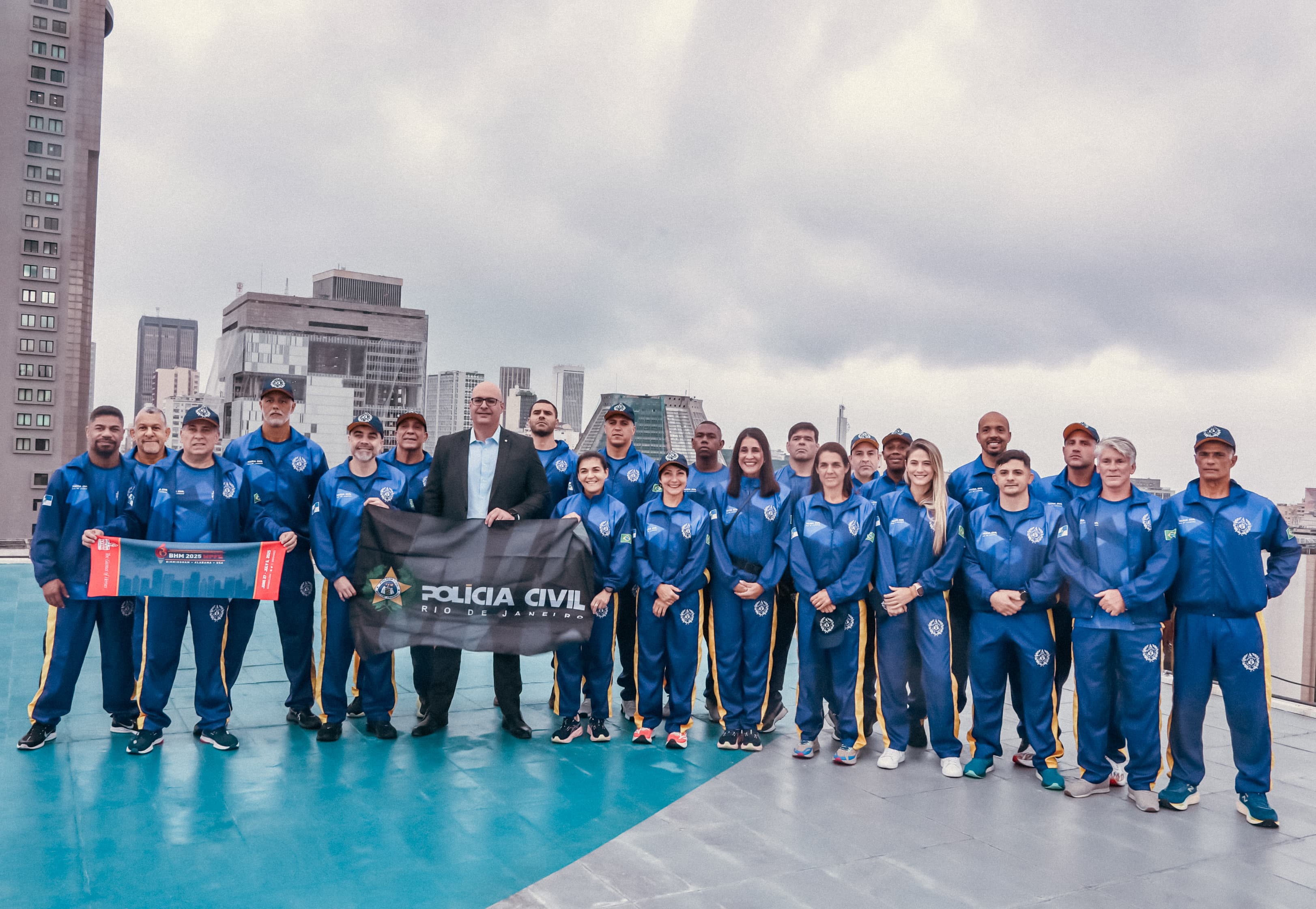 Delegação da Polícia Civil do Rio embarca para Olimpíadas das Forças de Segurança, nos EUA, com apoio do Governo Estadual