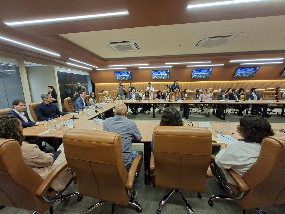 A reunião aconteceu no Centro de Operações Rio