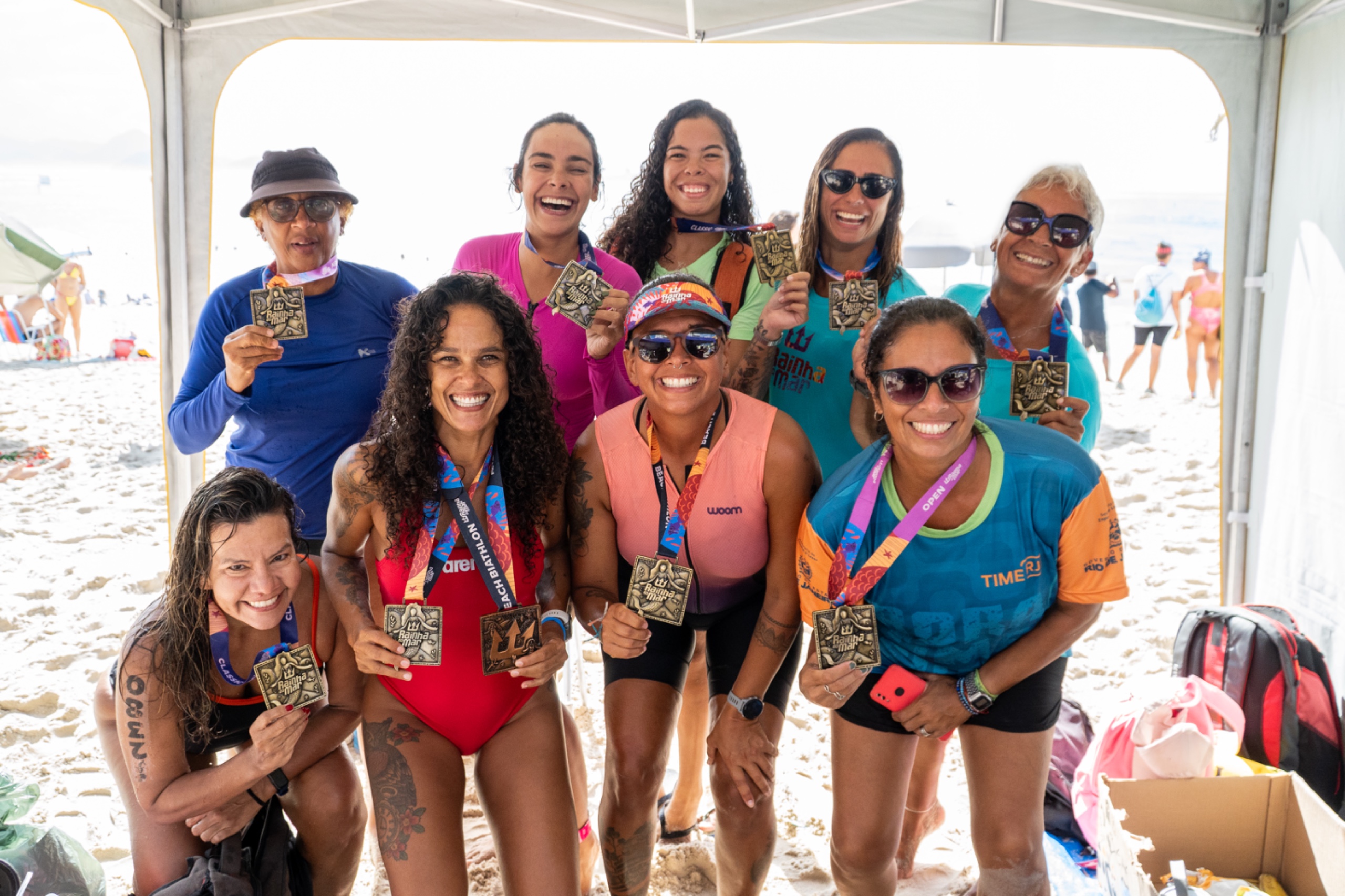 Alunas do Parque Aquático Júlio Delamare conquistam medalhas no Rainha do Mar 2025