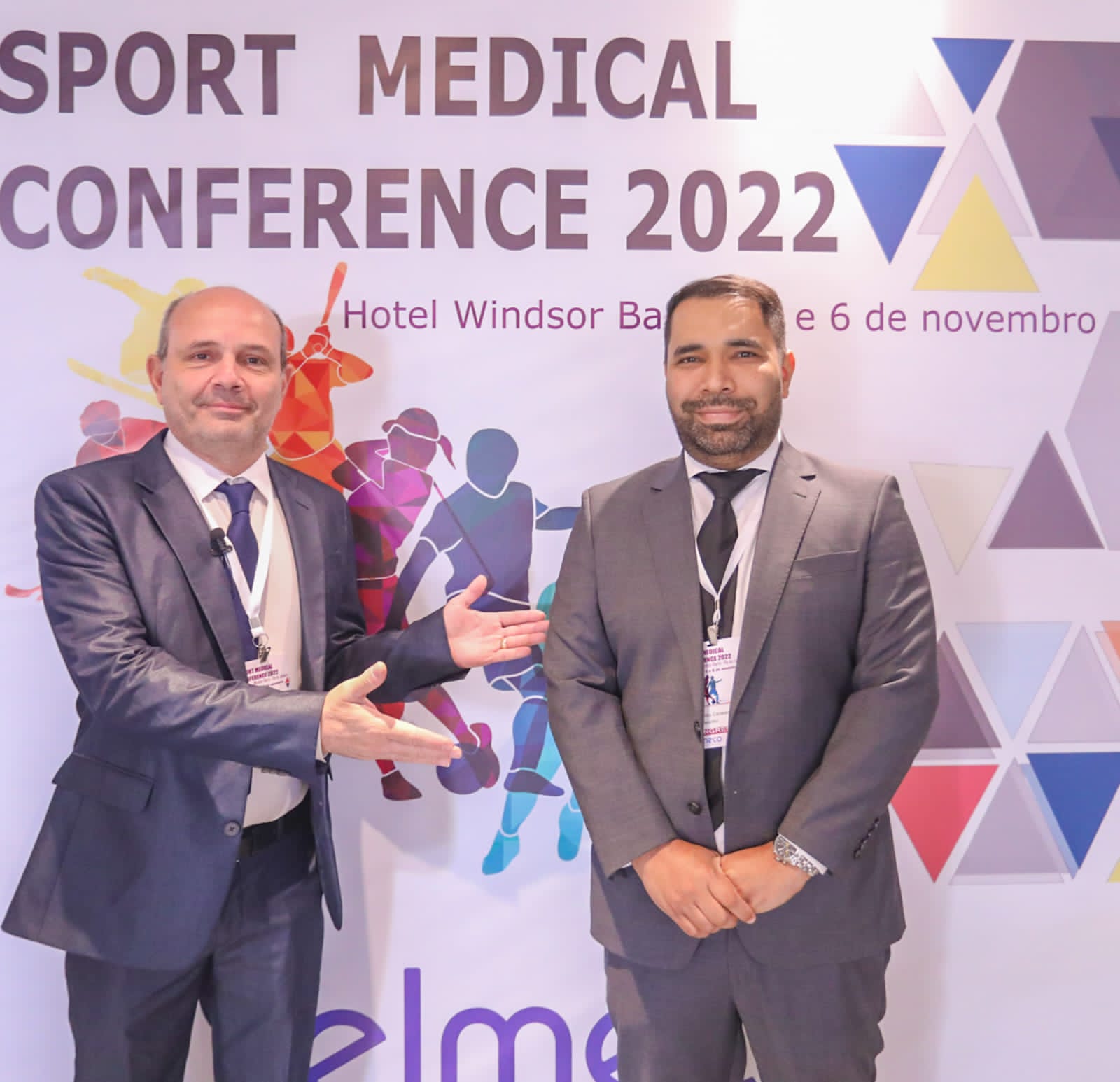 secretario alessandro carracena no evento medico