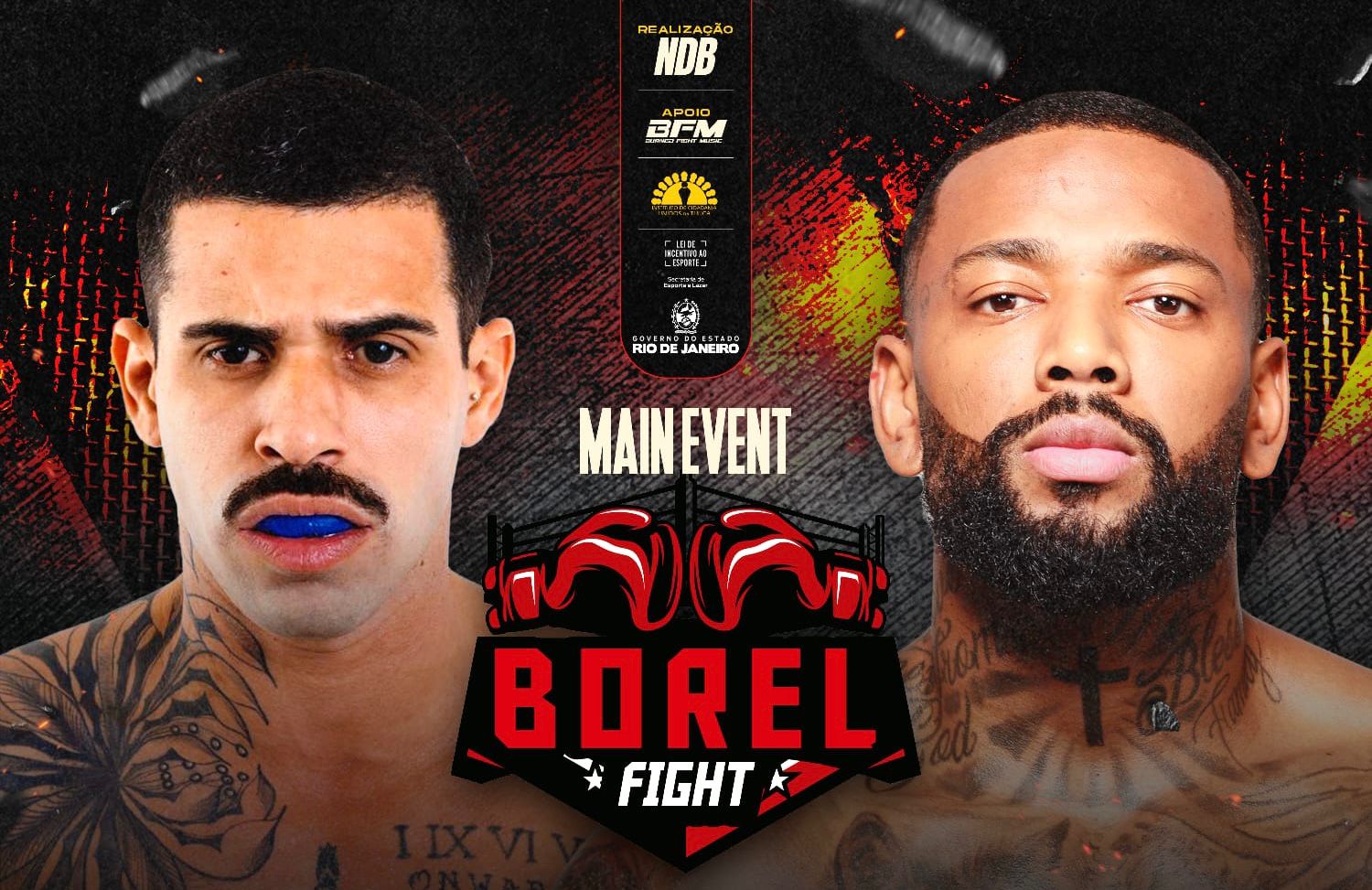 Morro do Borel recebe evento de boxe apoiado pelo Governo do Estado