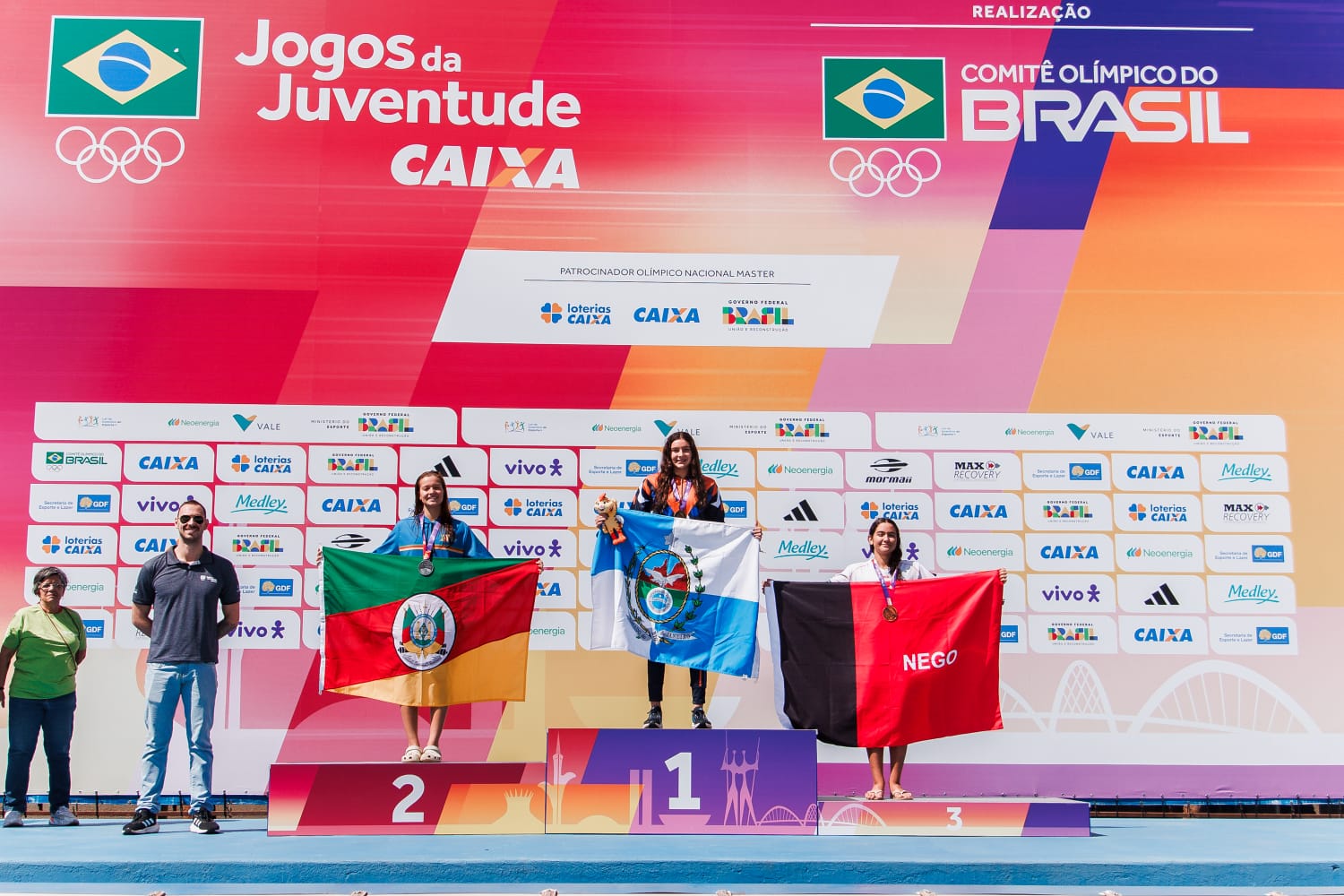 Rio de Janeiro emplaca sete pódios já no primeiro dia dos Jogos da Juventude