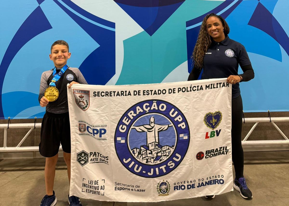 Atleta do Geração UPP conquista ouro no Pan Kids Championship, nos Estados Unidos