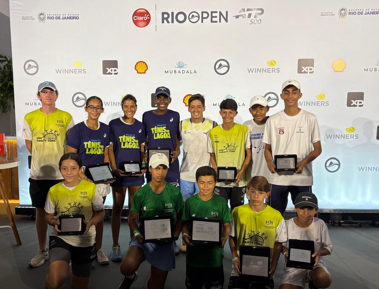 Torneio Winners celebra campeões e reforça compromisso social do Rio Open