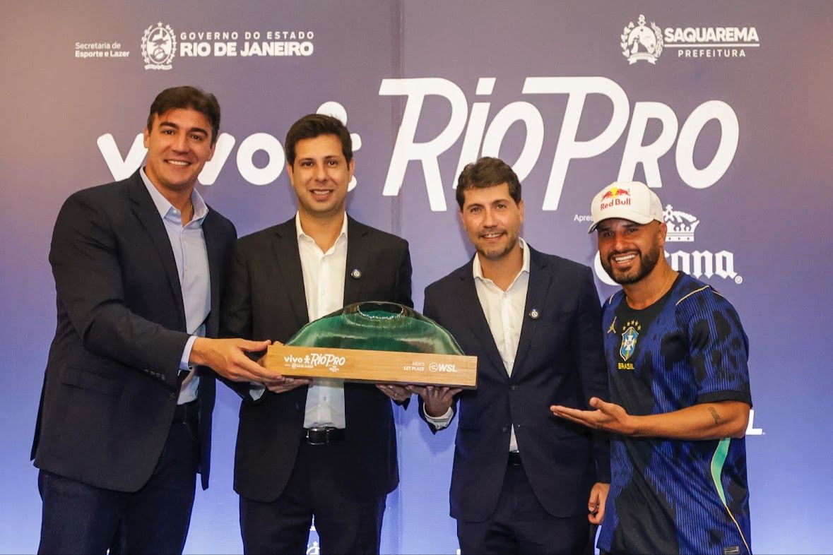 Governo do Estado celebra 15 anos do Circuito Mundial de Surfe no Rio de Janeiro