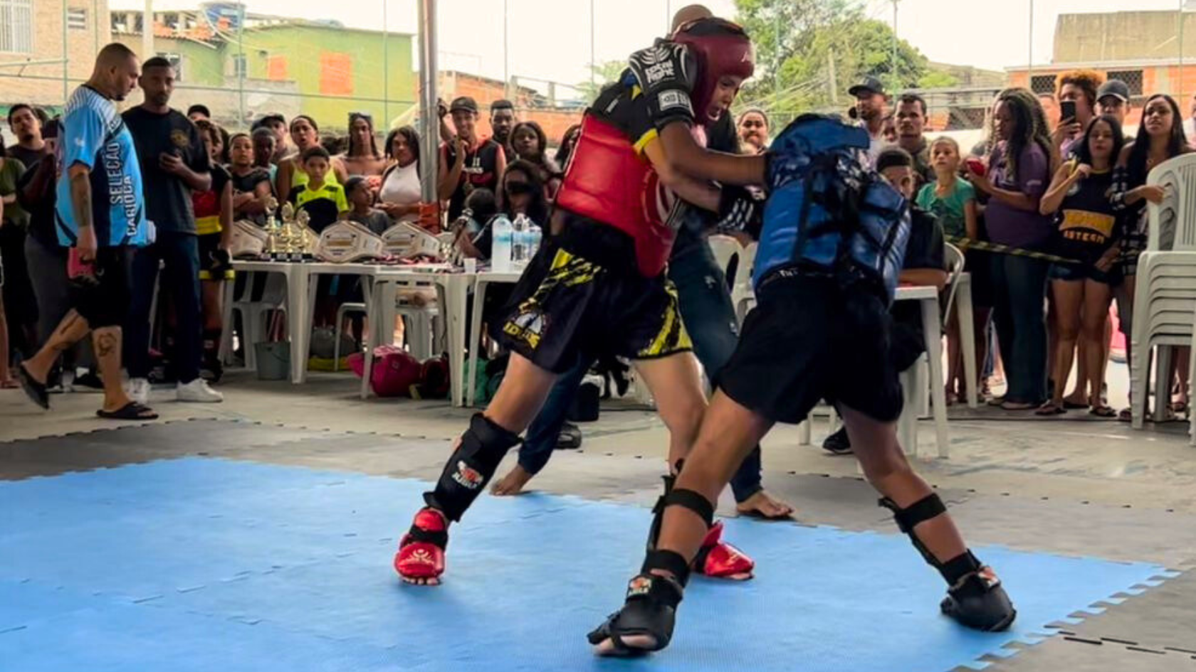 Kickboxing ganha a cena no Jardim América com apoio Governo do Rio