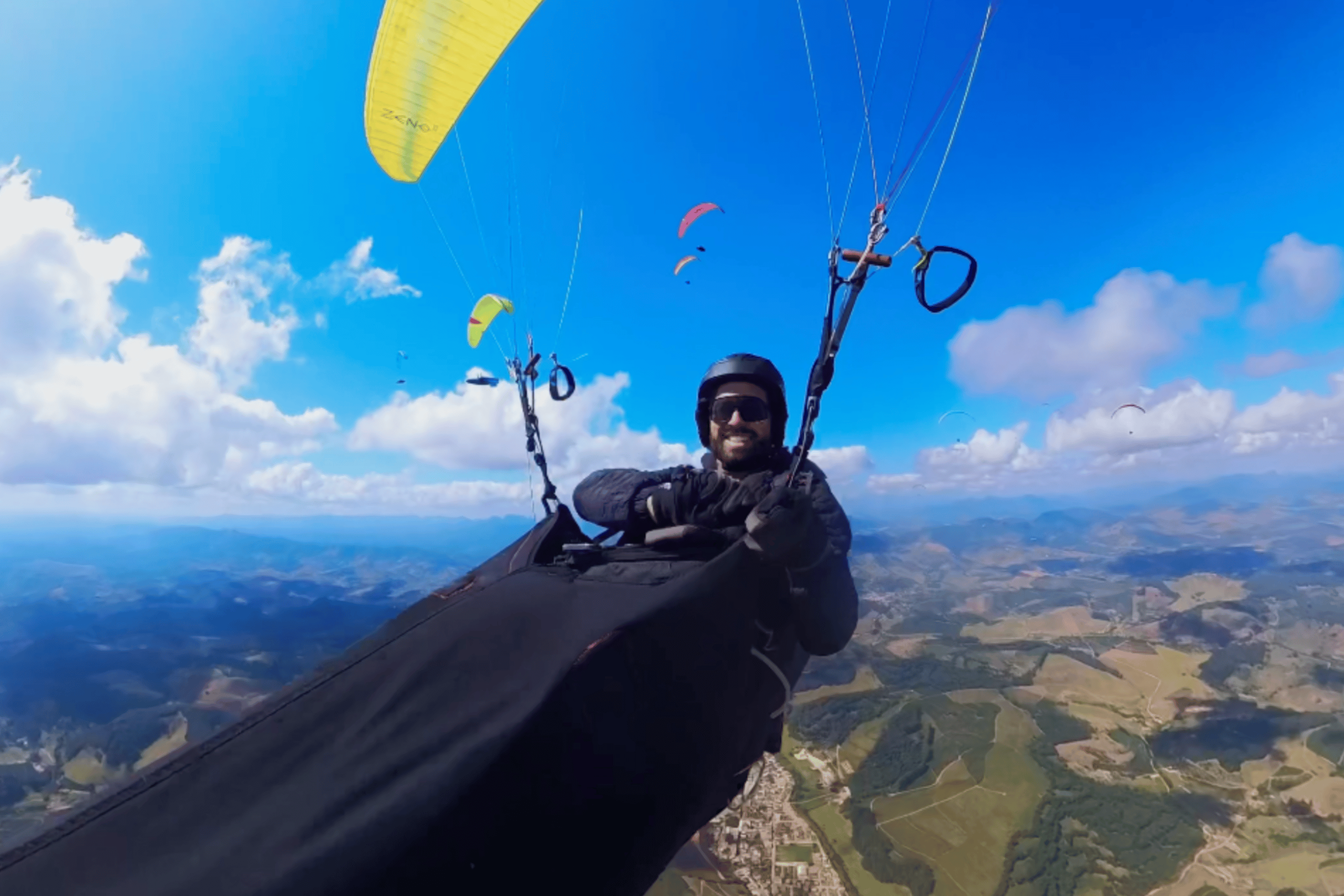 Claudinho Matos, atleta de voo livre, recebe patrocínio anual por meio da Lei estadual de Incentivo ao Esporte do Rio de Janeiro
