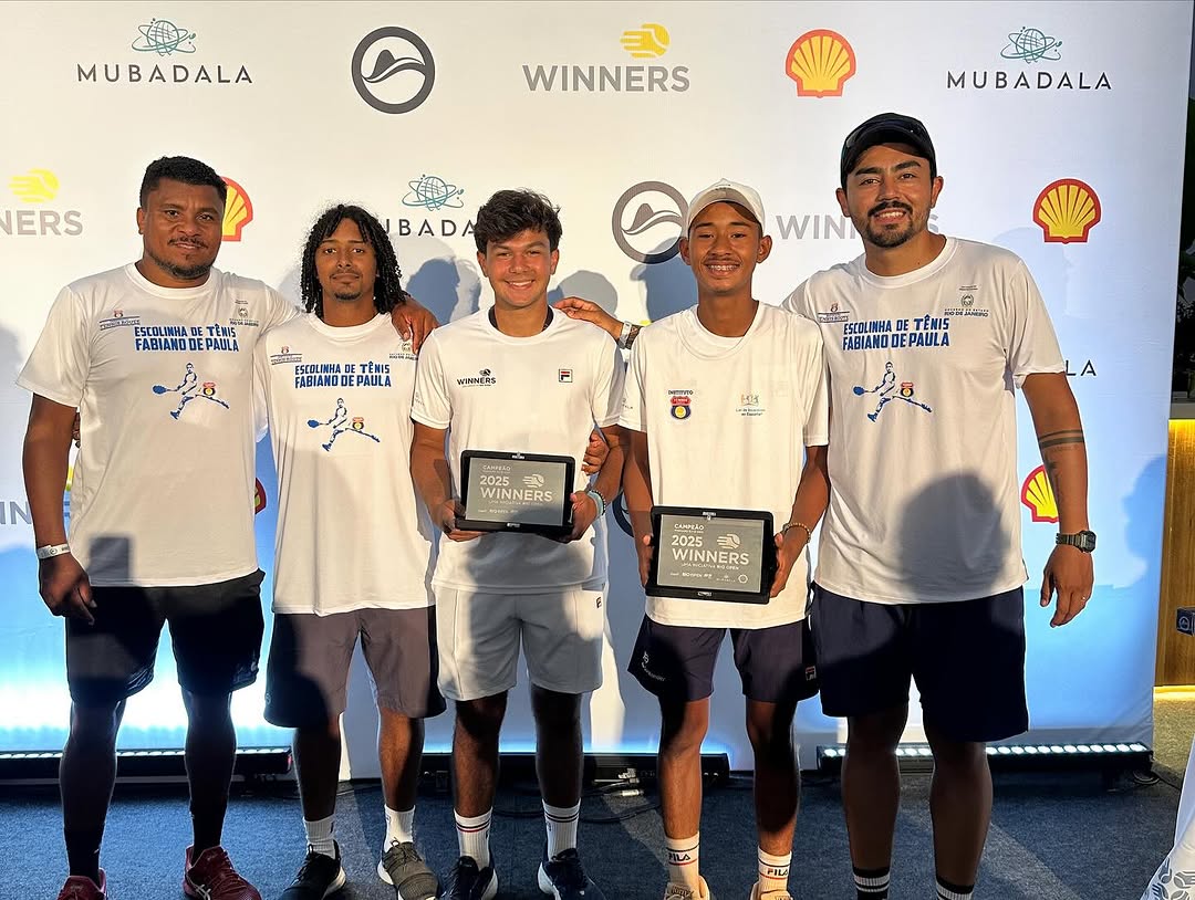 Atletas de projeto social de tênis na Rocinha vencem Torneio Winners do Rio Open
