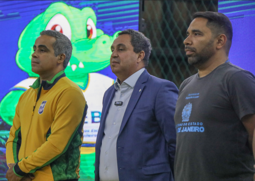 Alessandro Carracena na aberura do jebs