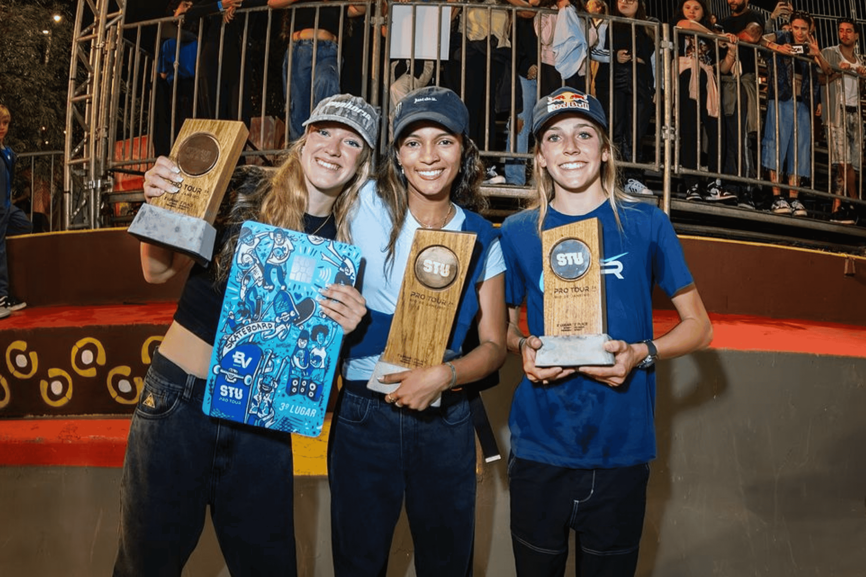 Com tetra de Rayssa Leal, skatistas brasileiros brilham na final do STU PRO TOUR Rio 2024