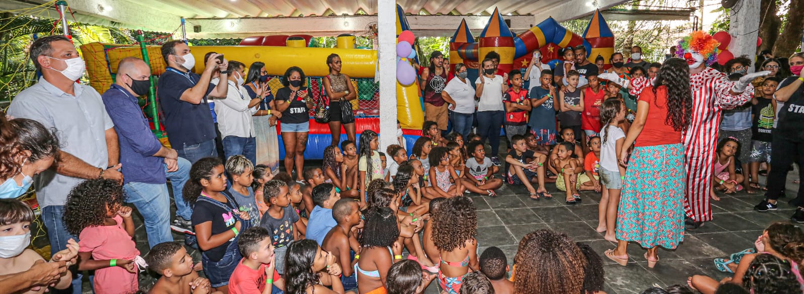 Evento recreativo do Dia das Crianças
