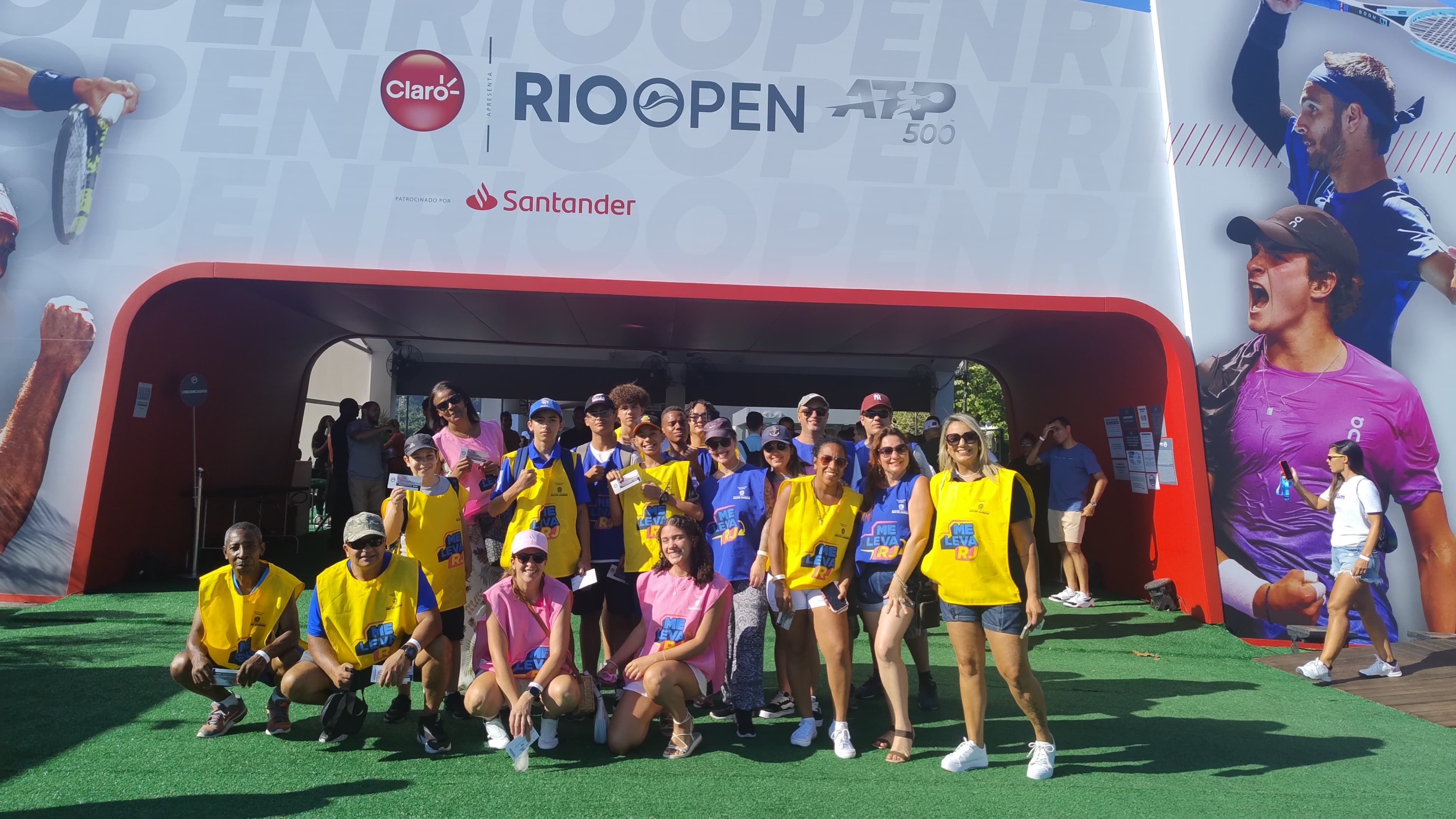 Me Leva RJ leva pessoas em vulnerabilidade social ao Rio Open