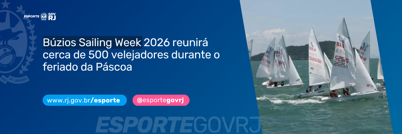 Búzios Sailing Week 2026 reunirá cerca de 500 velejadores durante o feriado da Páscoa