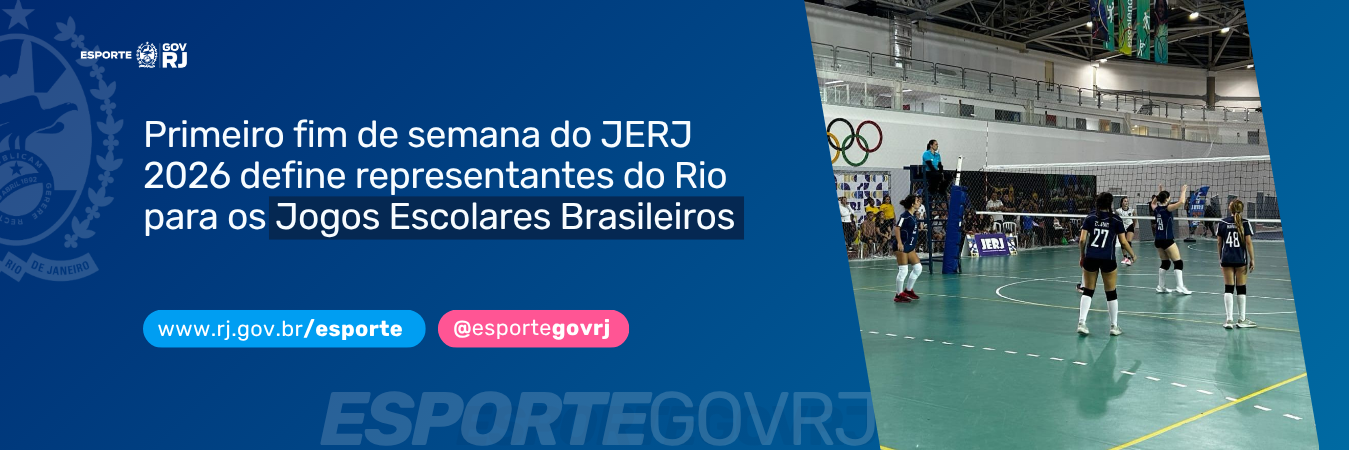 Primeiro fim de semana do JERJ 2026 define representantes do Rio para os Jogos Escolares Brasileiros