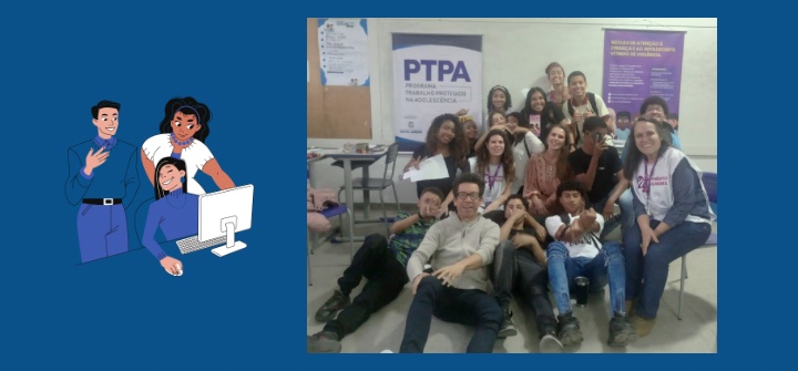 Adolescentes do PTPA participam de roda de conversa sobre ‘protagonismo e trabalho’ em Niterói
