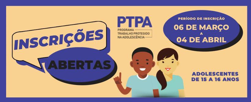 Inscrições abertas PTPA 2024
