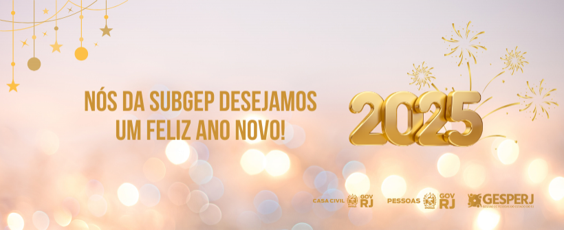 SUBGEP deseja a todos um feliz Ano Novo