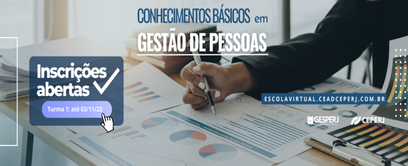 Casa Civil e Fundação Ceperj abrem inscrições para curso sobre Gestão de Pessoas Capacitação é gratuita, na modalidade a distância (EaD) e está disponível na plataforma da Escola de Governo