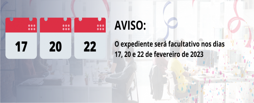 Governo do Estado decreta ponto facultativo para os dias de Carnaval