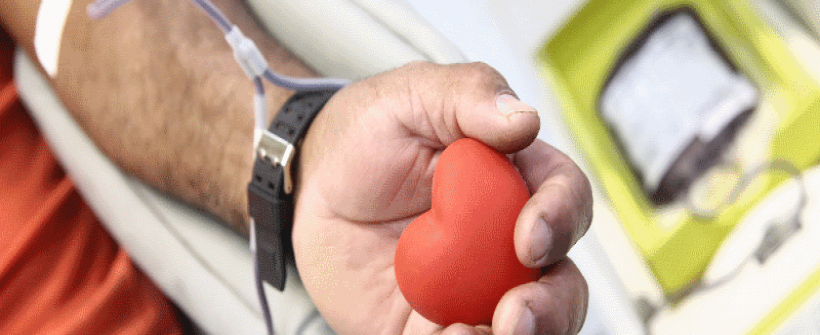 Imagem ilustrativa de doação de sangue